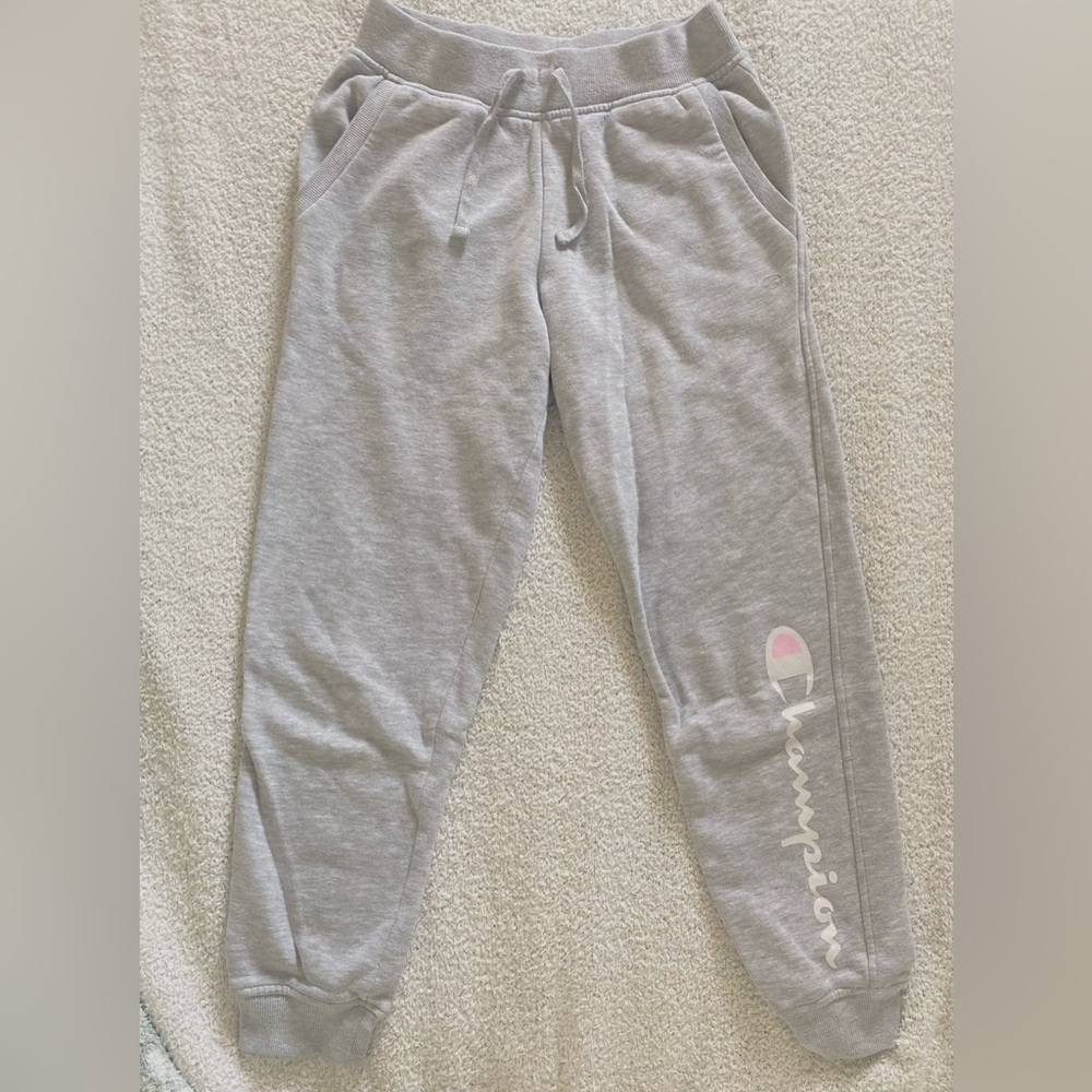 Kids grey champion joggers